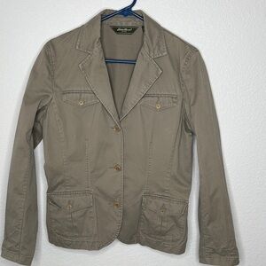 Eddie Bauer Women's Khaki Blazer